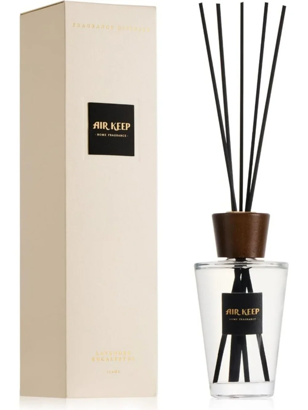 Lavender Eucalyptus Reed Diffuser for Home - Aromatherapy, 5.1 fl oz (150 ml)